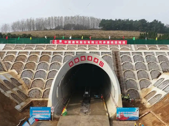 潍宿高铁至青岛连接线站桃园隧道